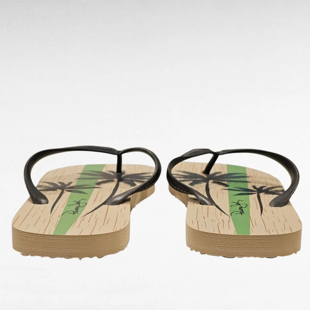 Panama Jack Palm Tree Flip Flops Size 7 /8